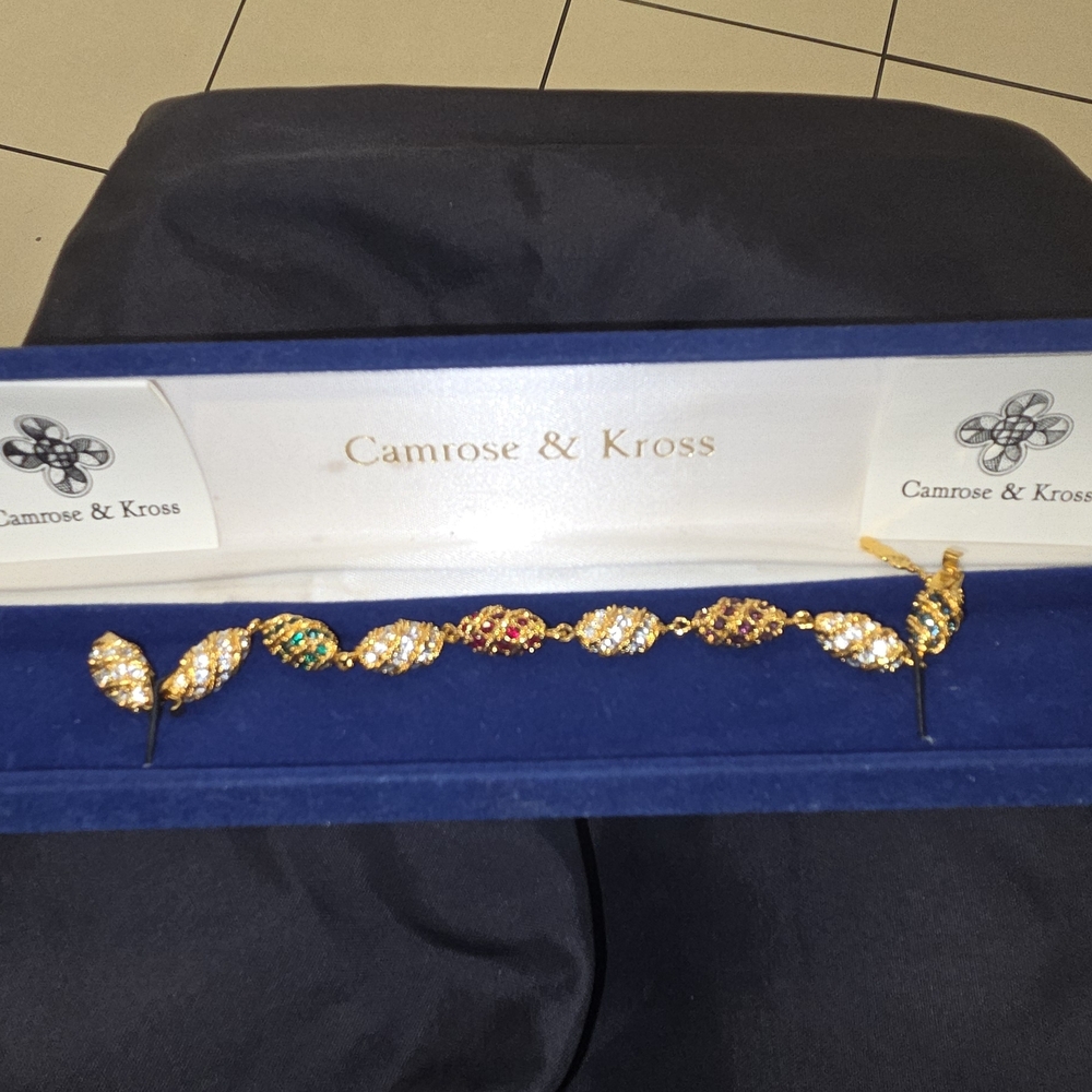 Camrose and Kross Jackie Kennedy Royal Egg Bracelet, JBK hangtag - Picture 7 of 8